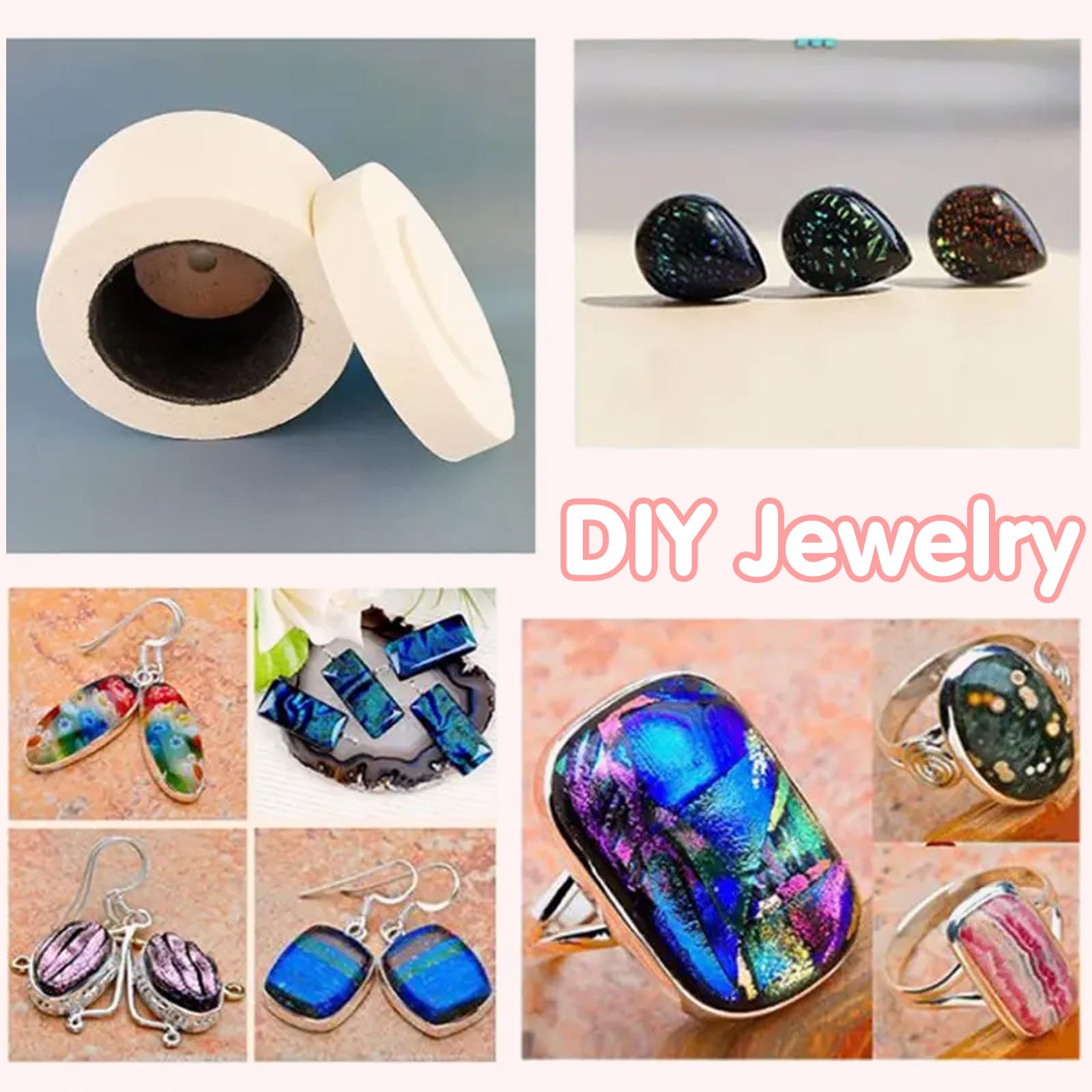 4 Beutel (112g) COE90 Farbglas für Mikrowellenofen, Millefiori-Glas, Grobes Glasfrit, Confetti Glas, verschiedene Glasreste, ideal für DIY-Projekte, Mosaik- & Schmuckherstellung sowie Glasmalereien