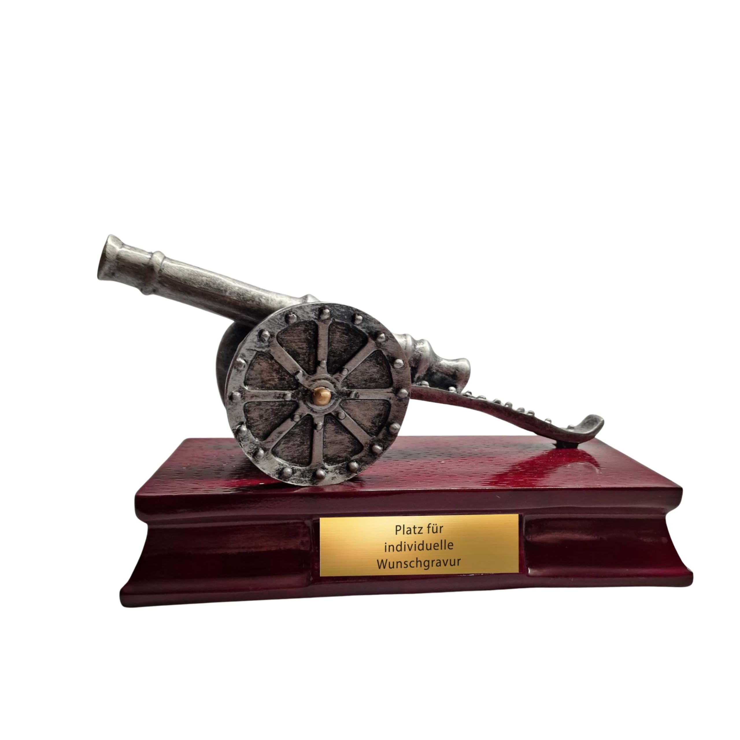 XL Torschützenkanone Pokal 12,2 cm mit Gravur – Silber