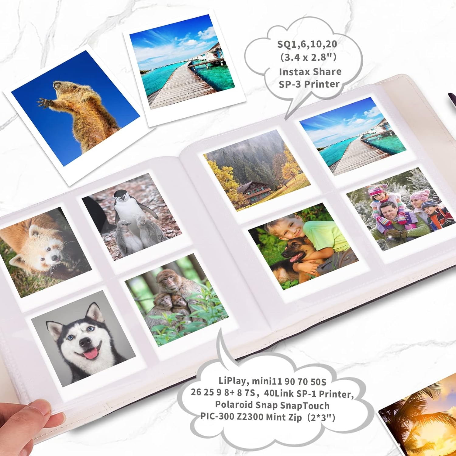 Square Photo Book Album Polaroid Instax Square Iconic Archive