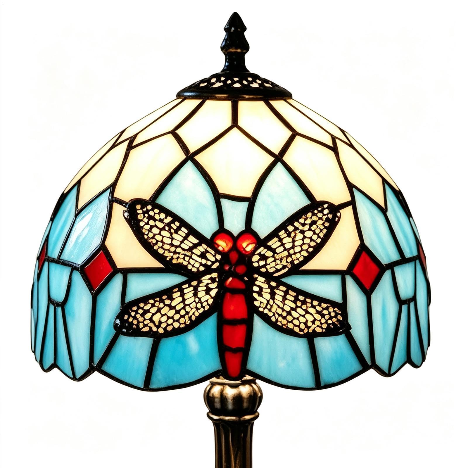 Lampada da tavolo, luce vintage per comodino con animali macchiati | Lampada da soggiorno per appartamento, soggiorno, camera da letto, cameretta dei bambini, studio, scrivania, comodino, tavolo