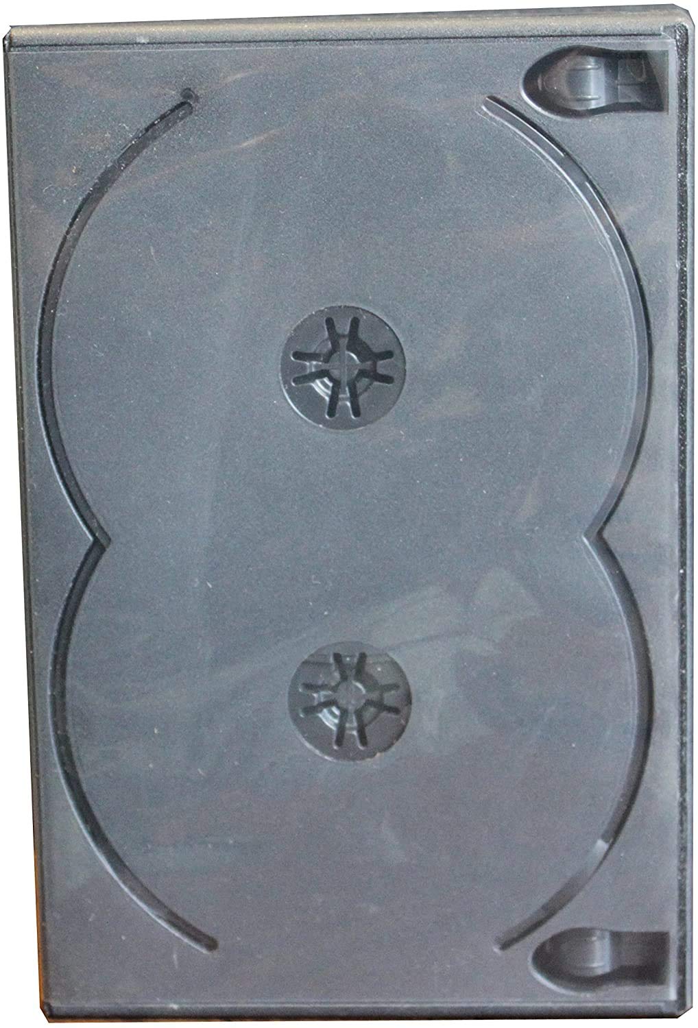MegaDisc New 1 Black Multi Twelve Tray DVD Case Box 33mm 12