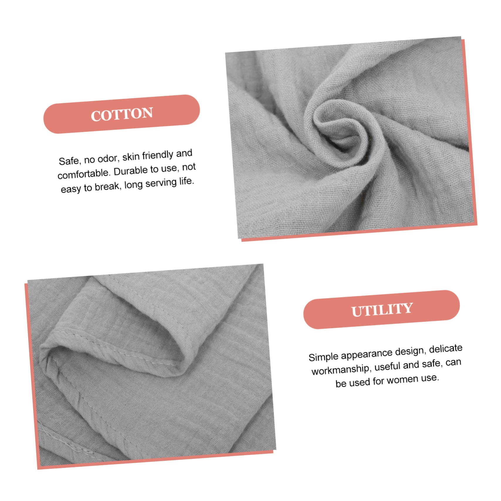 Abaodam 3pièces Couverture Allaitement Coton Pour Mère Tablier Allaitement Confortable Et Respirant Discrète Pour Nourrissons