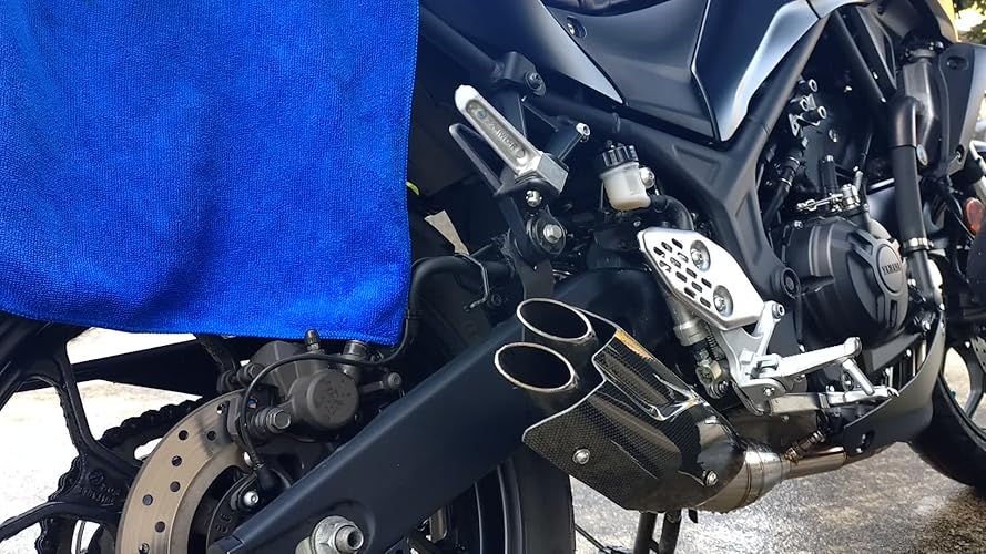 Amazon | スリップオンマフラー YZF-R25 R3 MT03 MT25 17番 | スリップ