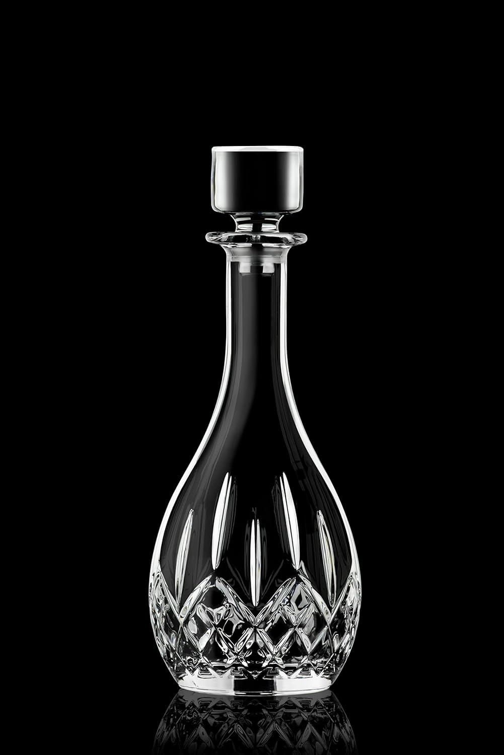 Glass Wine Decanter with Stopper - Carafe - for Red - White - Wine - Crystal Glass 30 Oz. - Made in Europe - by Barski - Image 2