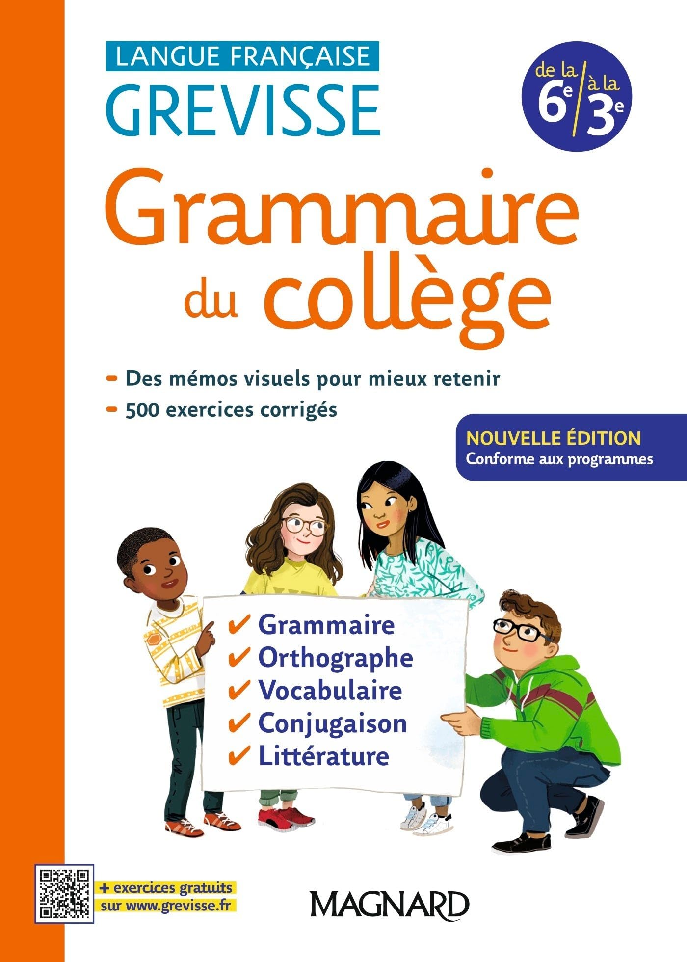 Grevisse du collège: Langue française - 6e à la 3e
