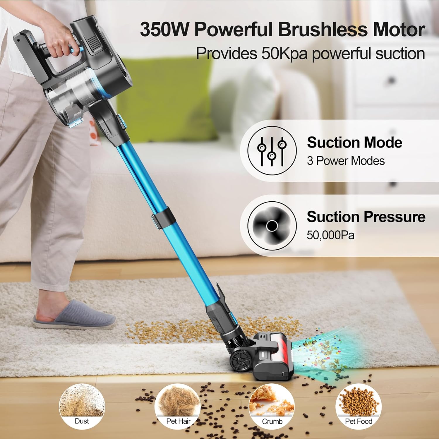 Unleash Clean: DEVOAC S11 Cordless Vacuum - Your Ultimate 8-in-1 Cleaning Solution!