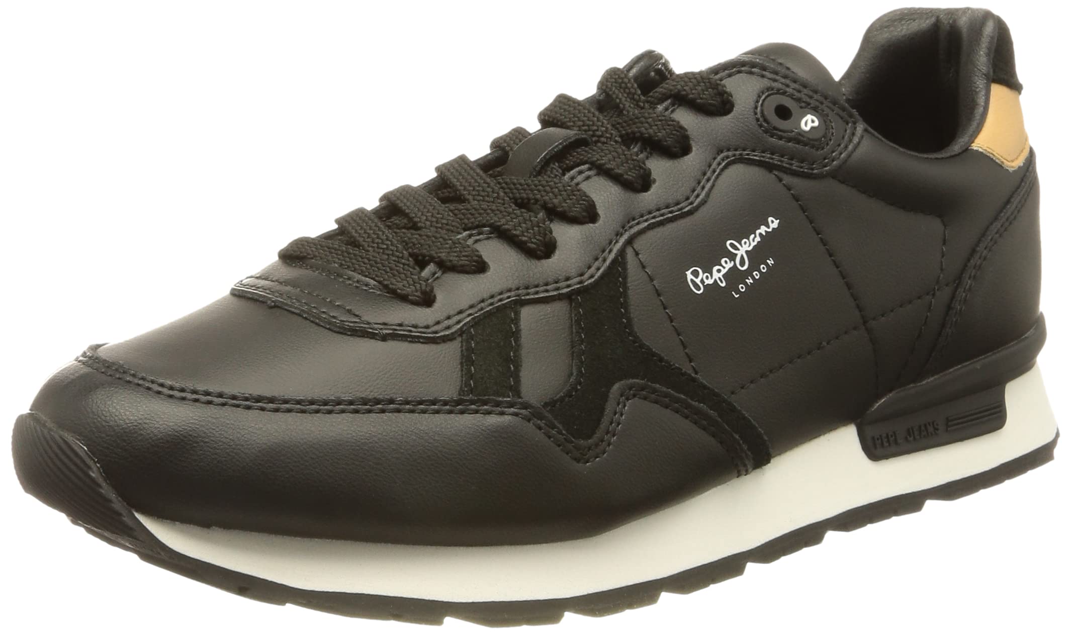 Pepe Jeans Britt MAN Flag Classic, Sneaker, 999BLACK,