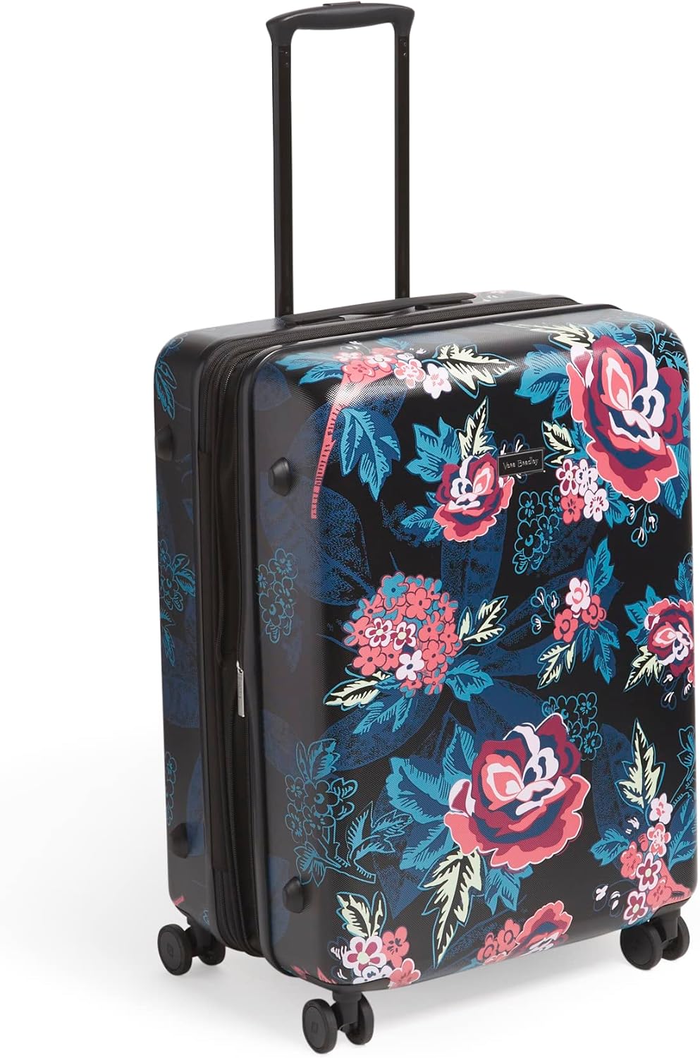Vera Bradley Women's Hardside Rolling Suitcase Luggage, Rose Foliage, 26" Check In - Image 2
