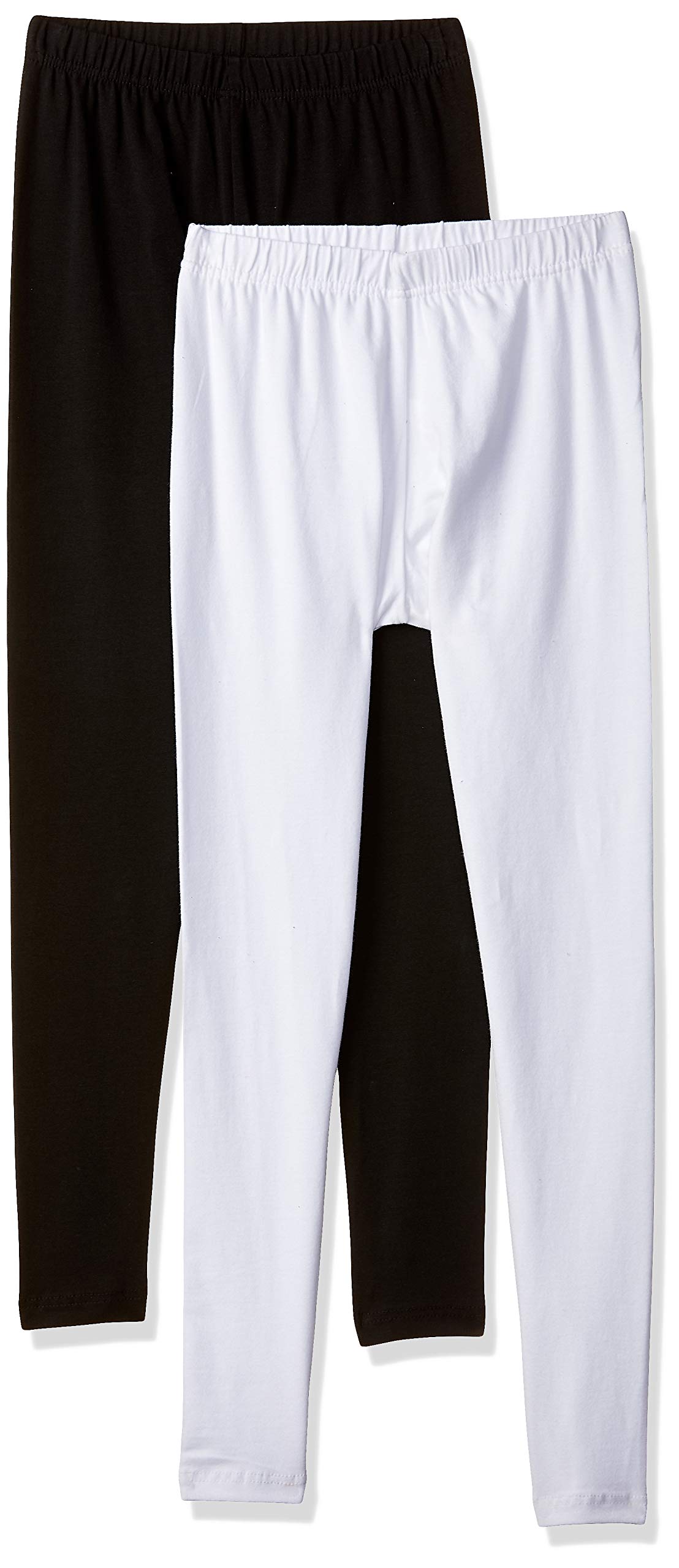 LUX LYRA Girl's Cotton Leggings (Pack of 2)