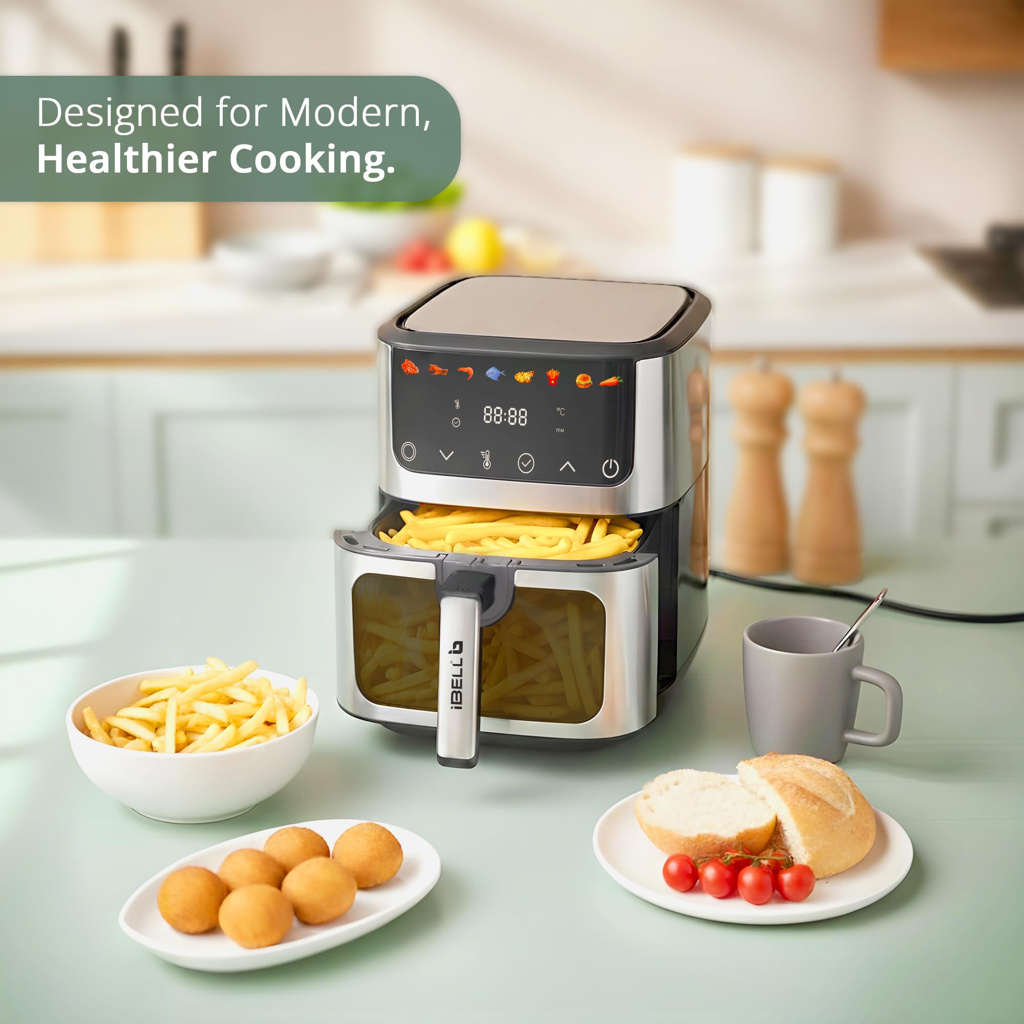 IBELL Air Fryer - 6.5L Digital Touchscreen -6