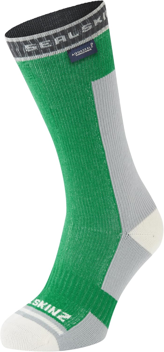 SEALSKINZ Holverstone Waterproof Mid Length Lightweight Running Sock
