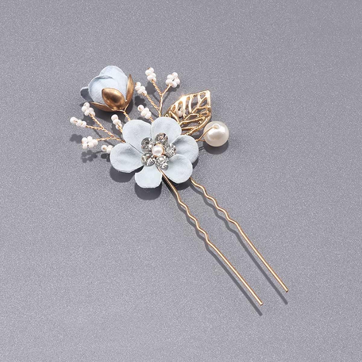 Amazon.co.jp: 髪飾り ヘアアクセサリー 4点セット パール 花 和装髪 