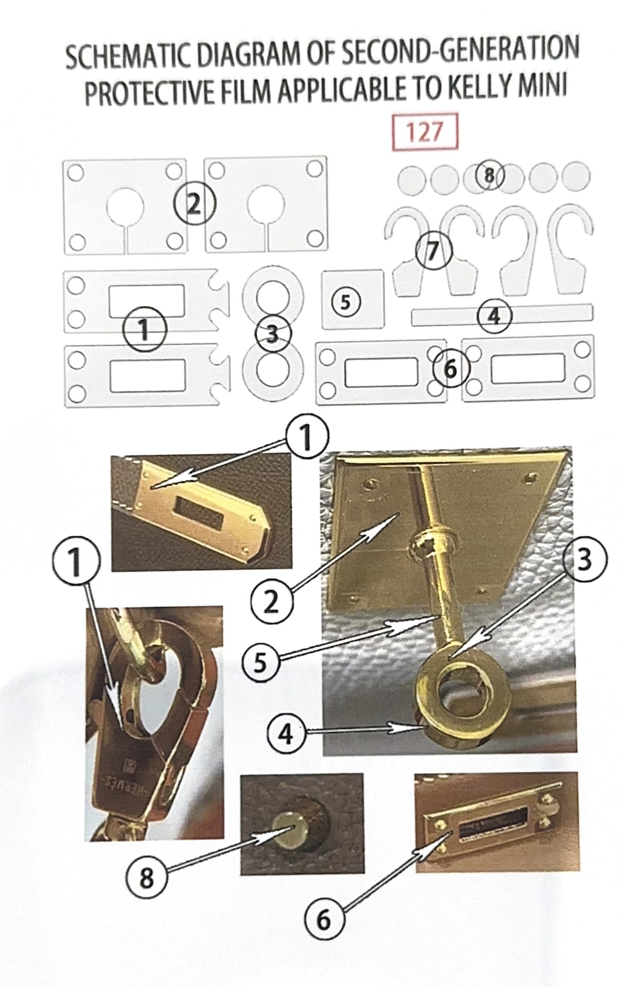 Hardware Protective film for kelly mini ,Kelly 20 GOODLUXE Hardware Protective film for Kelly 20 MINIHardware Protective Sticker Kelly 20 MINI Hardware protector Kelly 20 MINI Premium hardware protector Kelly 20, Clear