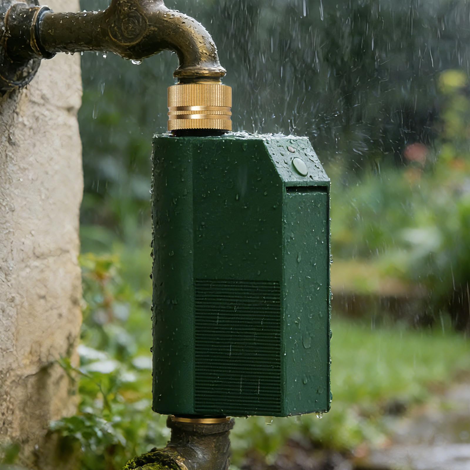 Tuyas - Temporizador de agua con WiFi, controlador de válvula inteligente, entrada de latón, sistema de riego automático de jardín, IP65, impermeable