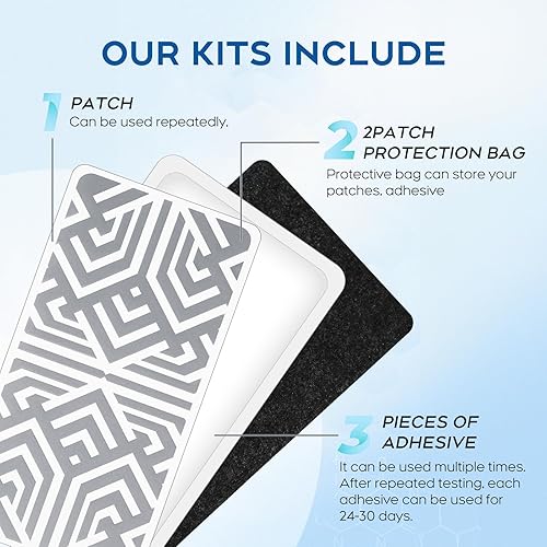 Miniatura 4 de Parche reutilizable para aliviar el dolor muscular, parches de alivio del dolor para espalda, pies, rodilla, cuello y más, fácil aplicación