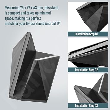 Vertical Stand Organizer Fits Nvidia Shield Pro Vertical Stand 2017 & 2019 Models