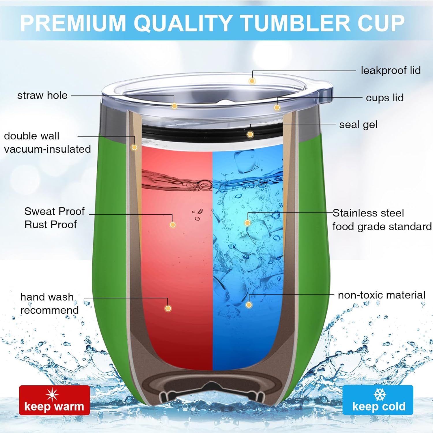 Sieral 12 Pcs Thank You Gifts for Women Appreciation Wine Tumbler for Employee Teacher Inspirational Birthday Graduation Gift You Are Awesome/sister with Straw Stainless Steel 12 oz (Vivid Style) - Image 3