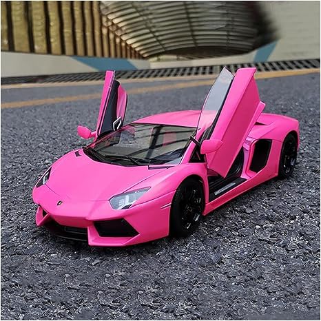 Amazon Co Jp ミニカー 1 18ダイキャスト車両ランボルギーニlp700 4シミュレーション用合金スポーツカーモデル収集可能な金属装飾品 モデルカーシリーズ 色 ピンク ホビー