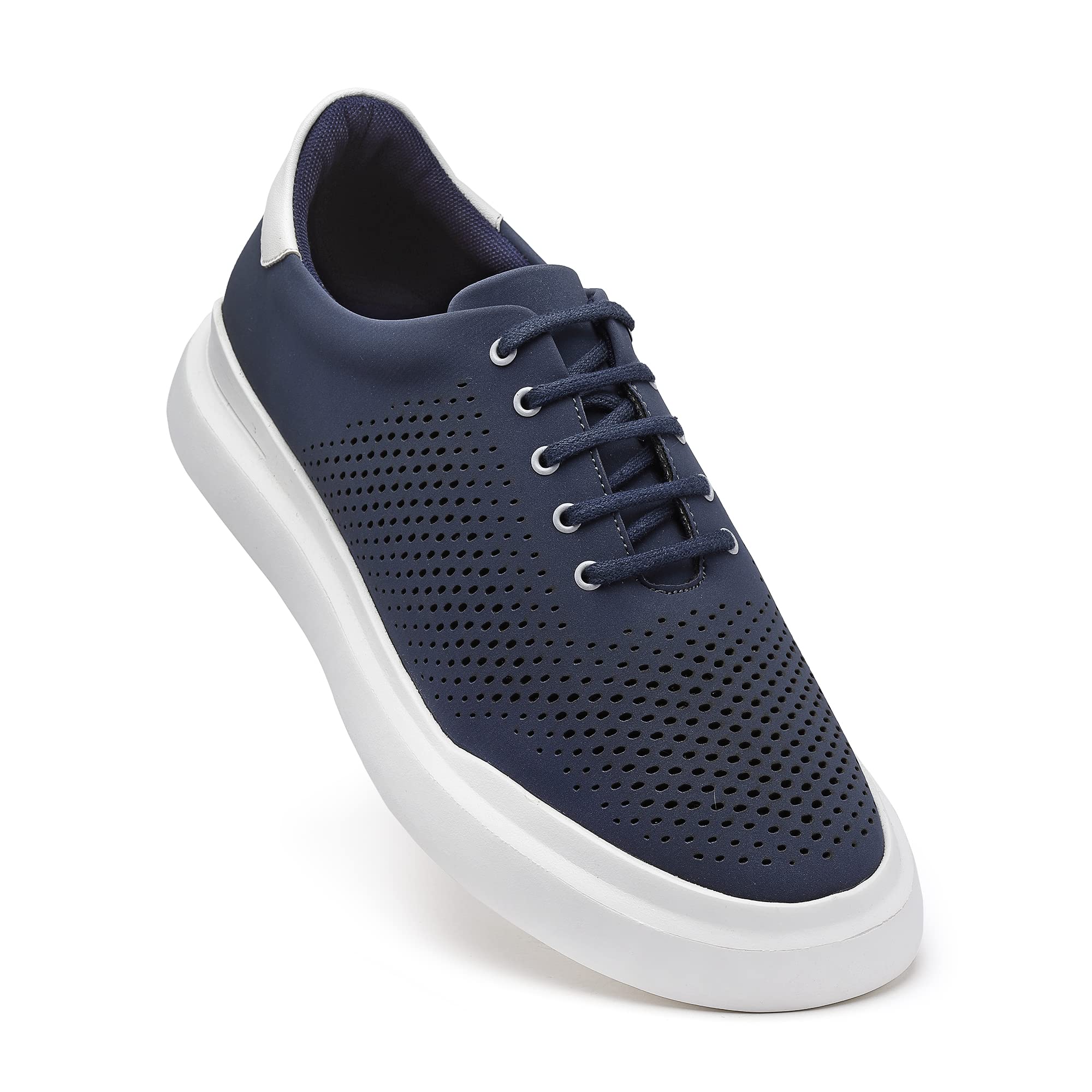SOLETHREADS Illusion Casual Sneaker Lightweight Lace-up Shoes for Men|Navy|UK 9 (B0BRKXGH24) Amazon Price History, Amazon Price Tracker