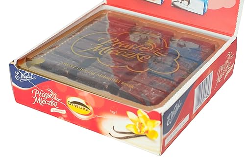 Miniatura 3 de Wedel Ptasie Mleczko - Malvavisco de vainilla cubierto de chocolate, 13.4 onzas