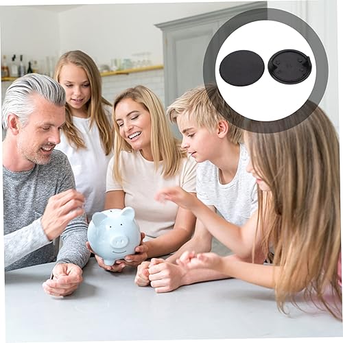 Miniatura 7 de SAFIGLE Tapones de plástico para agujeros, 20 unidades, tapón, hucha, tapones para Alcancias de Dinero para adultos, caja de plástico negro para