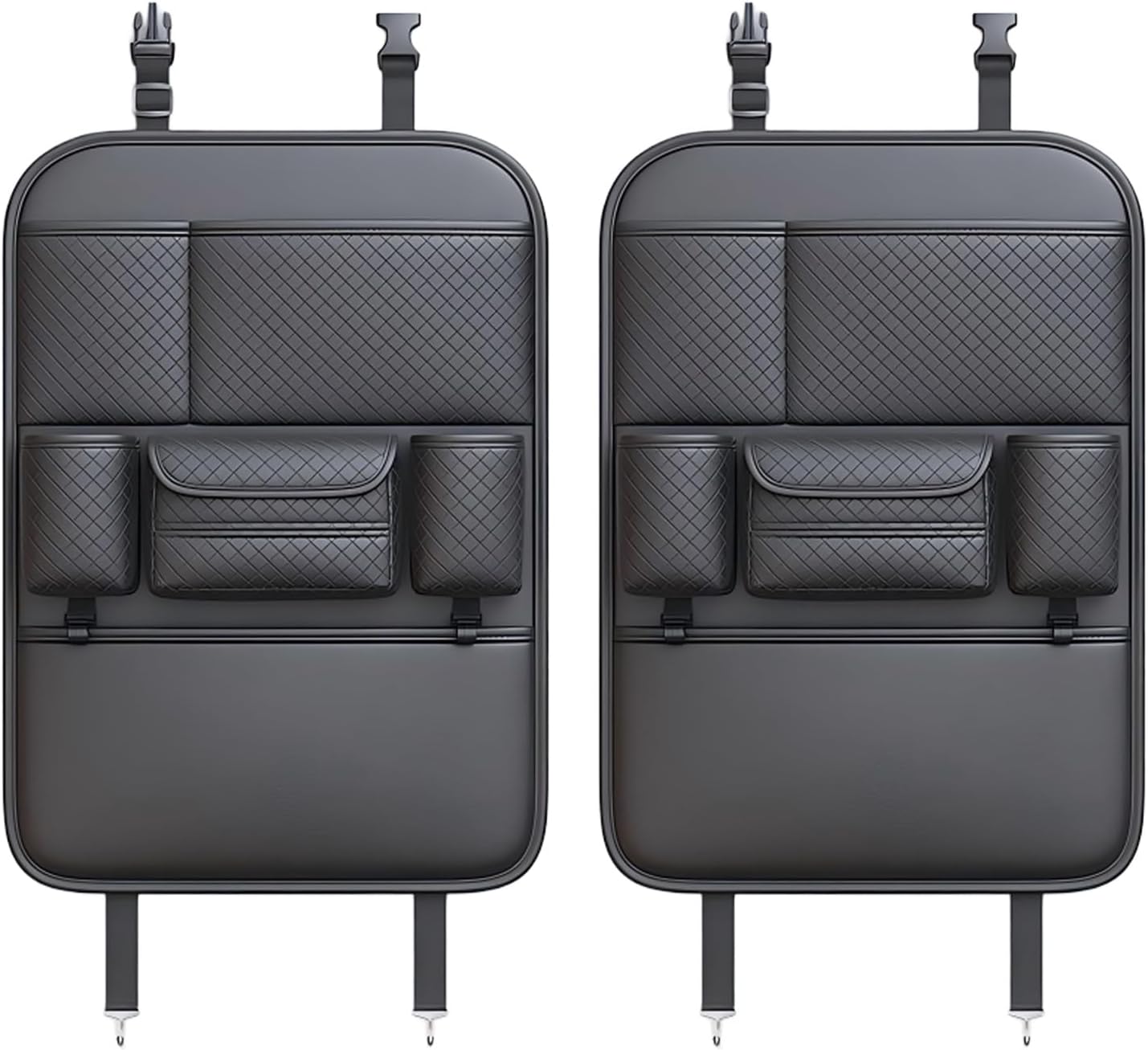 シートバックポケット に適用 トヨタC-HRZYX10NGX50型令和2年 車用収納ポケット レザー素材 耐摩耗 大容量 防水防汚