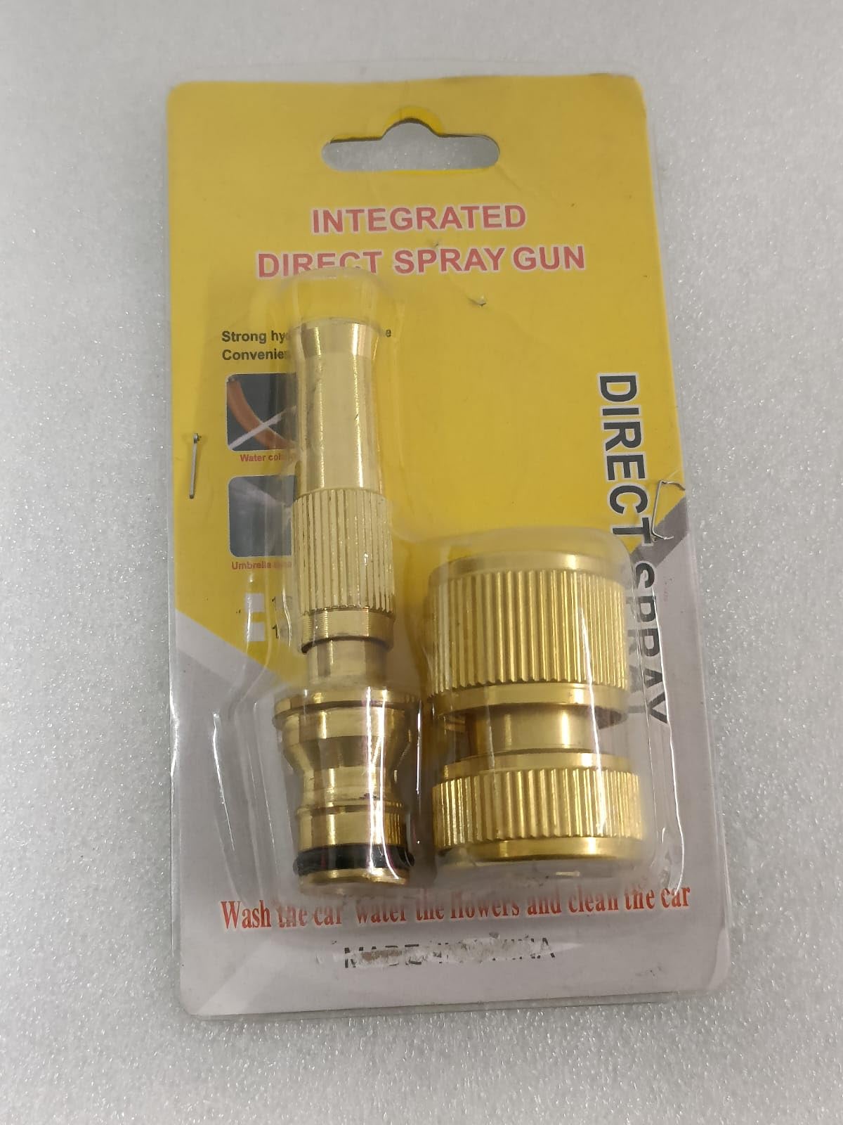 New Swastik Brass Water Spray Nozzle Suitable for 1/2" Hose Pipe Adjustable Brass Spray Nozzle Water Pressure Booster Brass Nozzle Water Spray Gun for Car Wash & Gardening Water Pressure Nozzle (B0CWY44BC2) Amazon Price History, Amazon Price Tracker