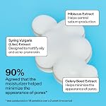 Bubble Skincare Cloud Surf Water Cream Moisturizer - Mattifying & Hydrating Moisturizer for Oily Skin - Lightweight Travel Face Moisturizer to Help Minimize Pores - Normal to Combination Skin (50ml)