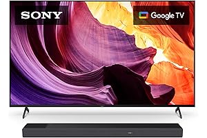 75 Inch Smart 4K TV: Sony X80K Google TV & HT-A7000 Dolby...