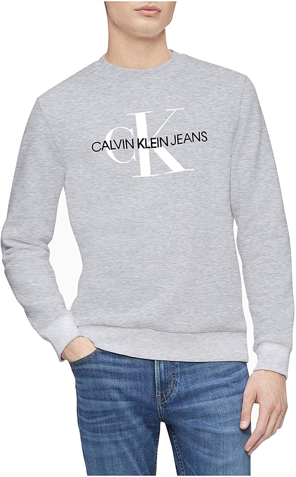Men's Monogram Logo Crew Neck Sweatshirt