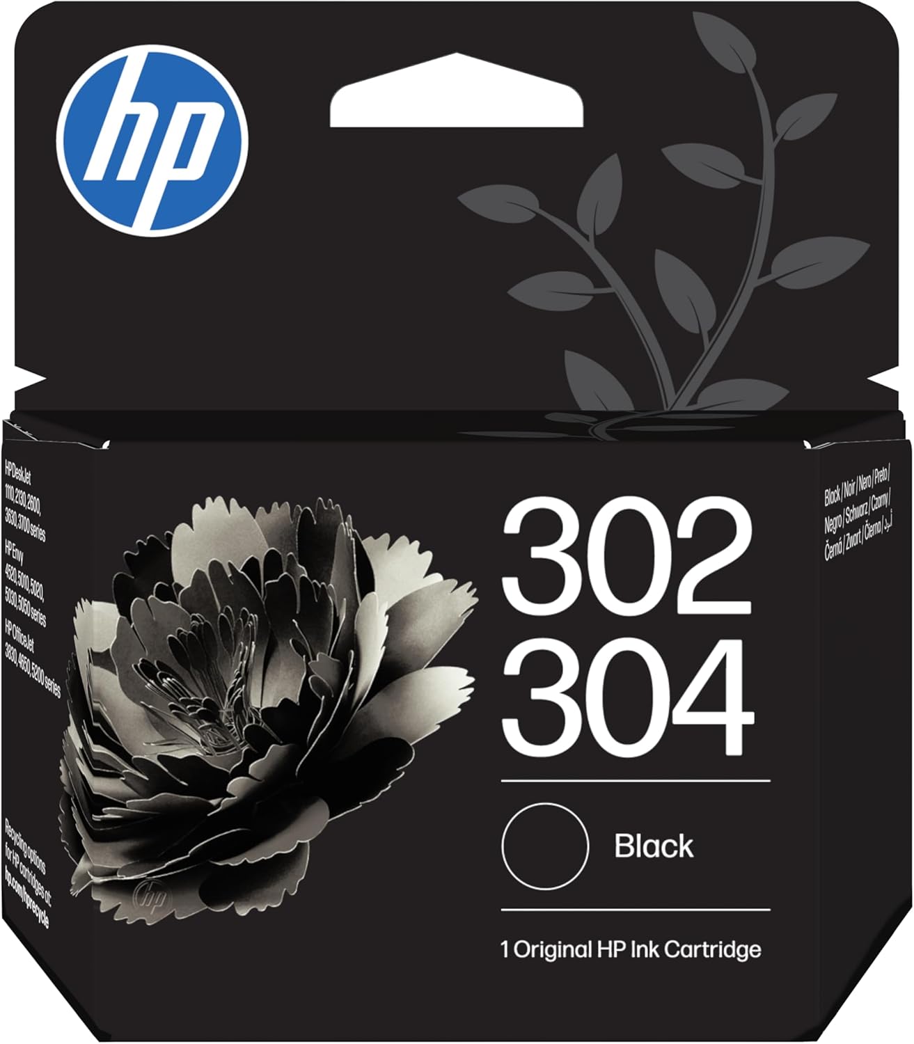 302 Schwarz Druckerpatrone F6U66AE für HP Officejet