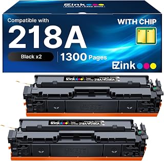 E-Z Ink 218A with Chip Compatible with 218A Toner Cartridges, 2 Black 218X Toner for HP Color LaserJet Pro MFP 3301fdw Ton... Price In India