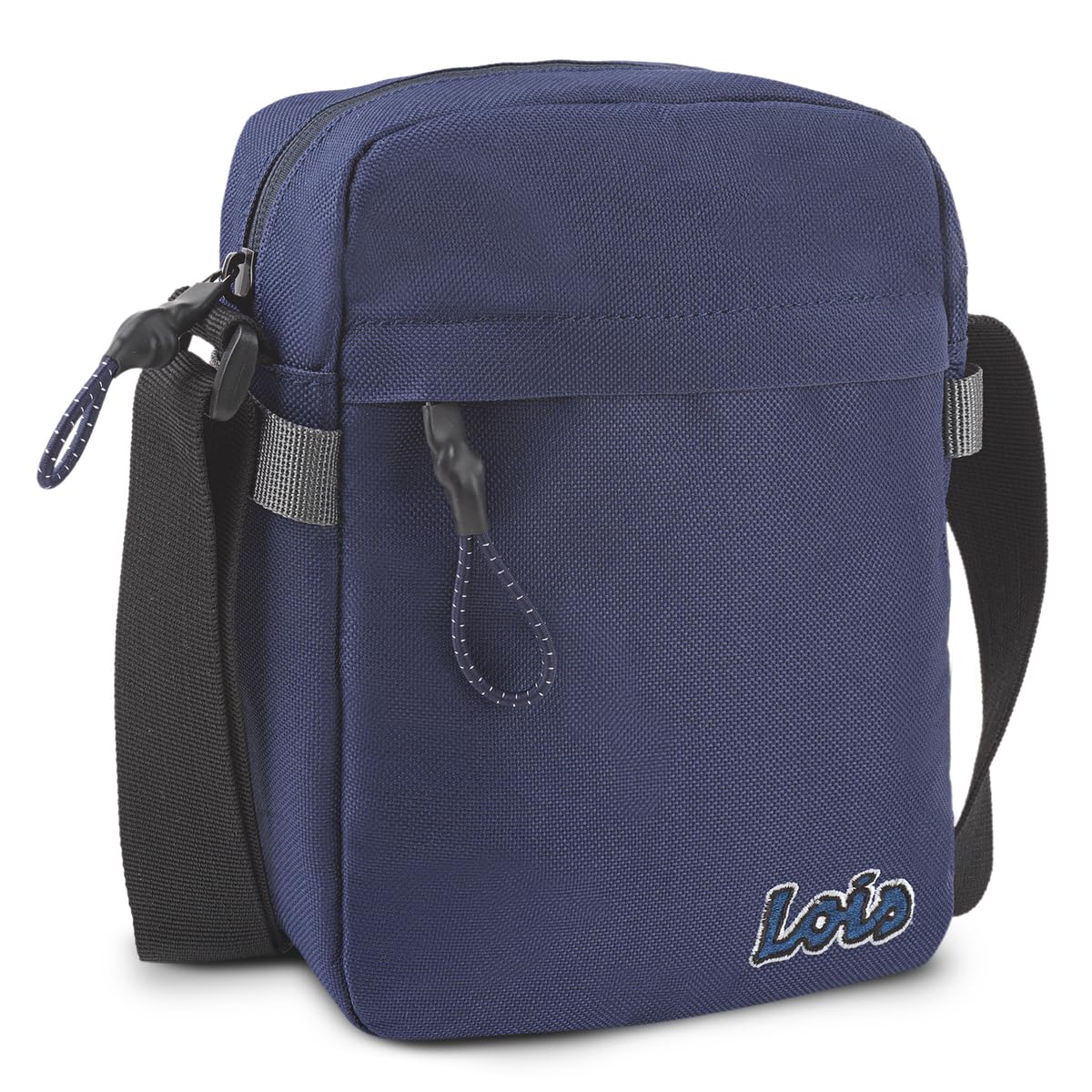 Lois - Bolso Hombre elegante y funcional Bolsitos Para Hombre resistentes y modernos Bolsos Para Hombre estilo casual, ideales para el día a día, Marino