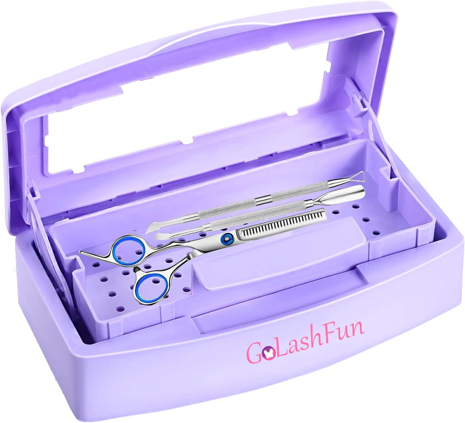 GoLashFun Sterilizer Tray for Nail Tools Professional