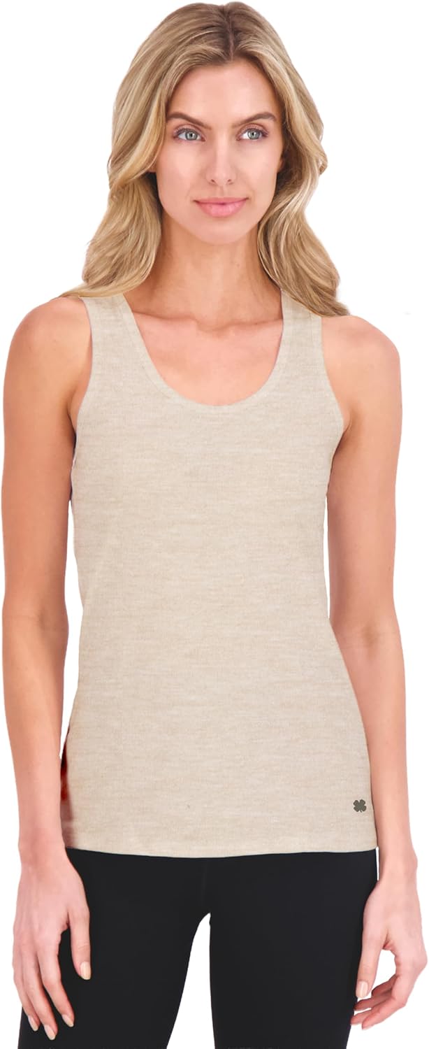 Lucky Brand Women's Tank Top - 4 Pack Stretch Cotton Scoop Neck Sleeveless T-Shirt, Camiseta sin Mangas para Mujer - Image 3