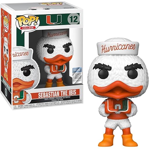 Sale Funko Pop! Mascots: University Of Miami - Sebastian The Ibis