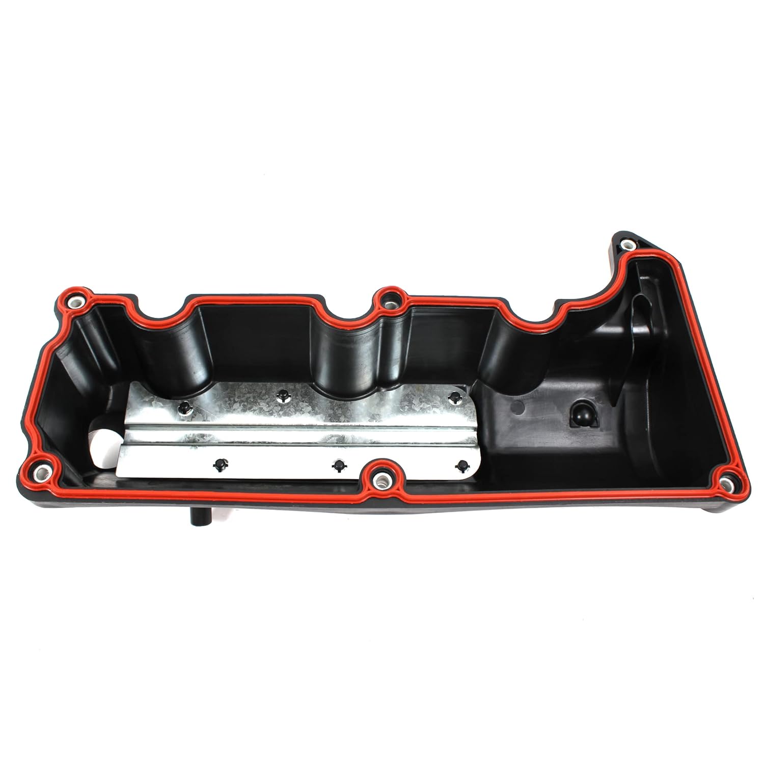 CNS Right Side Engine Valve Cover with Gasket & Mounting Bolt Set Compatible with 04-11 Ford/Mercury 4.0L (245cid) SOHC V6