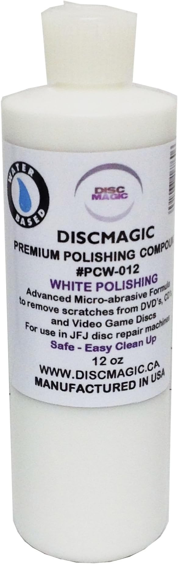Premium 12oz White #2 Polish Compound (JFJ Easy Pro, Double Arm, Single Arm & Armless Compatible)
