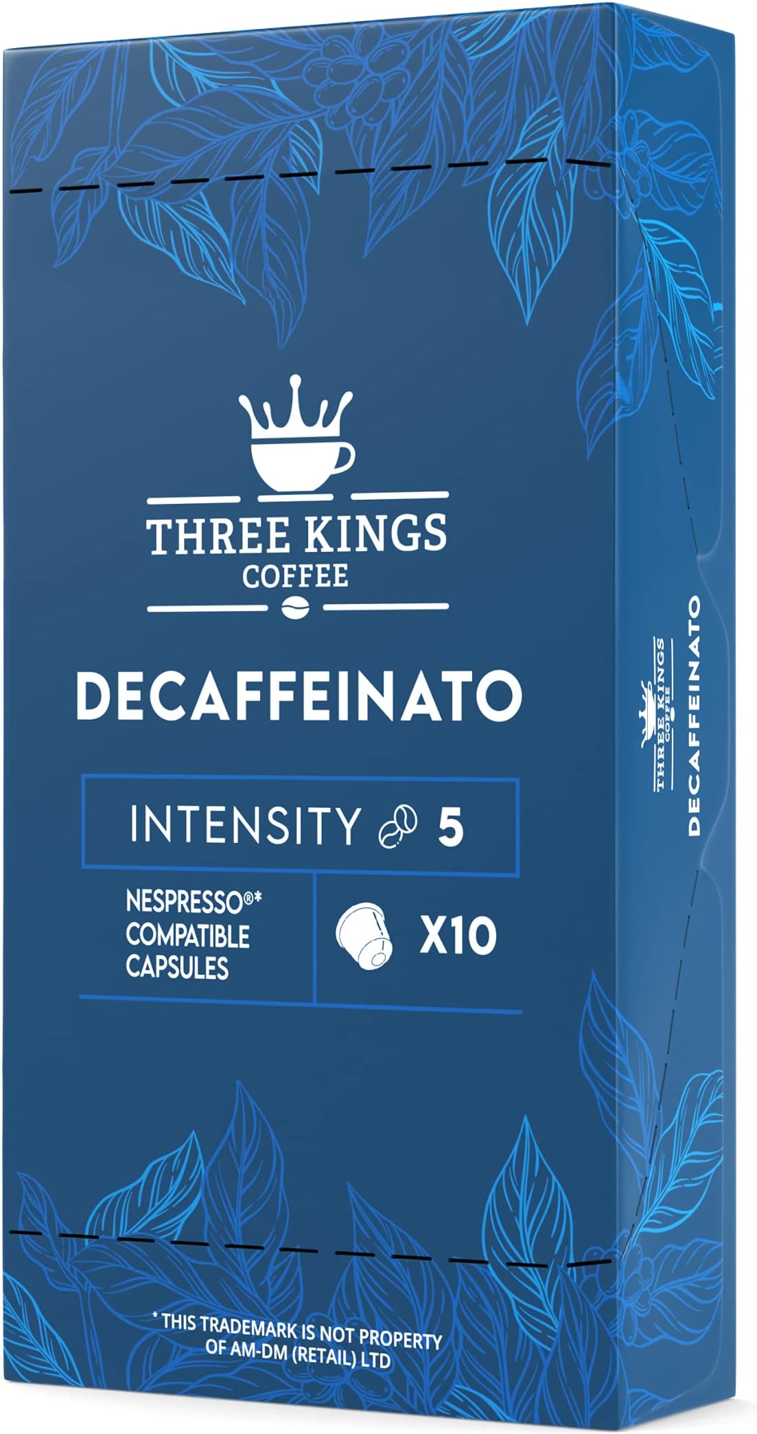 100 Nespresso Compatible Decaf Capsules Pods for Machines - Decaffeinato