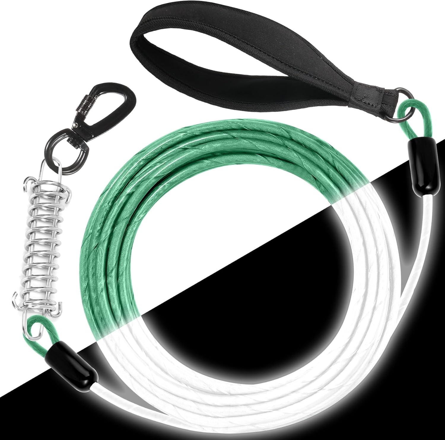 Reflective Dog Leash Chew Proof 10 ft Heavy Duty Dog Lead