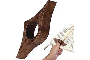 SEWACC Wooden Book Page Holder for Reading Thumb Page Holders