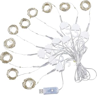 AIBOO LED light curtain for outdoor, 3 x 3m, 300 LED, 8-mode remote control, window light chains, outdoor, indoor, Christmas, valentines day, wedding celebration decoration warm white