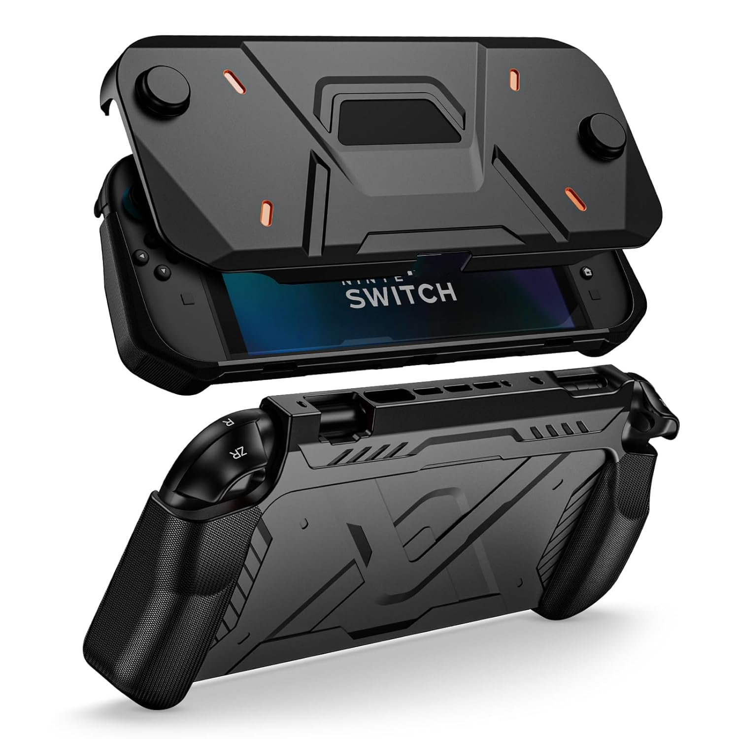 PSS Case for Nin/tendo Switch 2 (2025 Model), Hard PC Front Cover + Soft Back Shell with Ergonomic Grip for New 7.9 Inch Nin/tendo Switch 2 2025 Release Front & Back Protective-picture-28