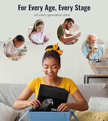 Miniatura 5 de Cool Bank - Kit de suministros de arte de 106 piezas con libro de bocetos de 3 colores, libro para colorear, lápices de dibujo con grafito,