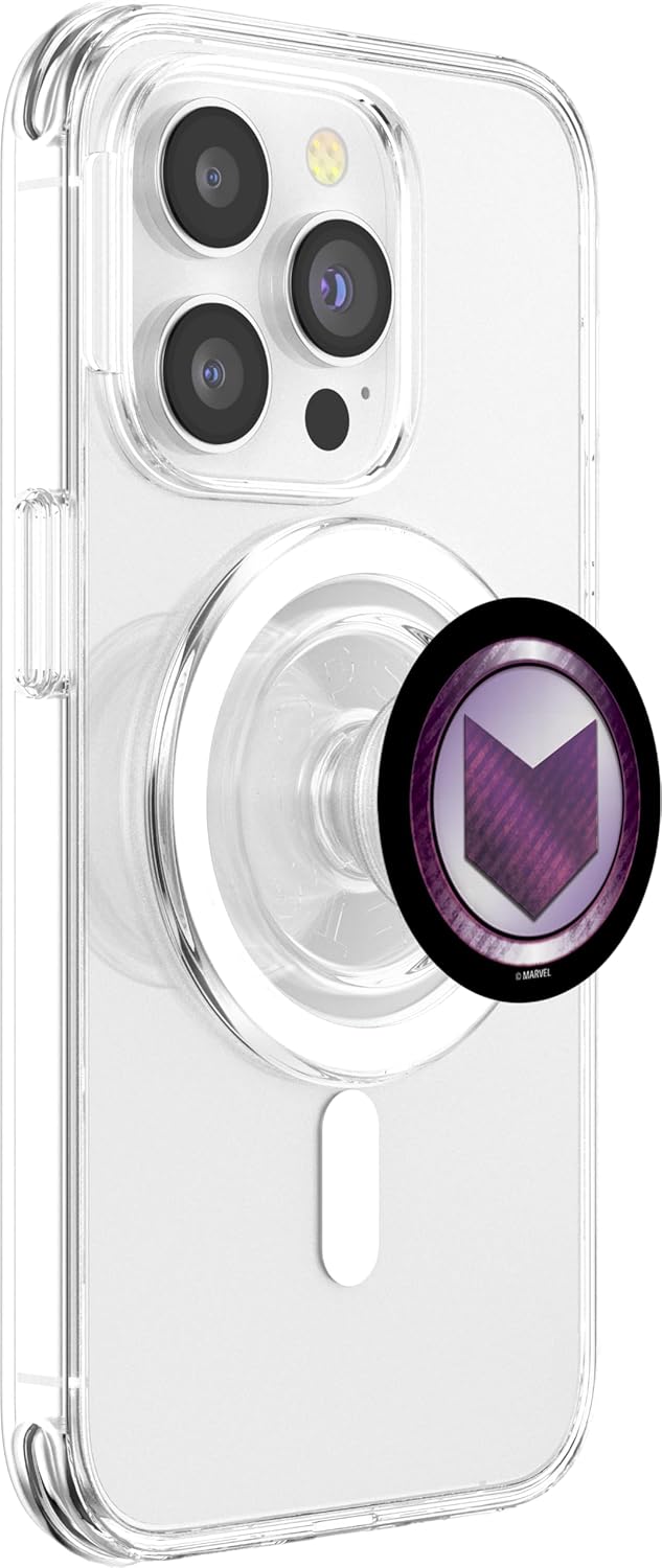 Marvel Hawkeye Purple Classic Icon PopSockets MagSafe PopGrip for iPhone