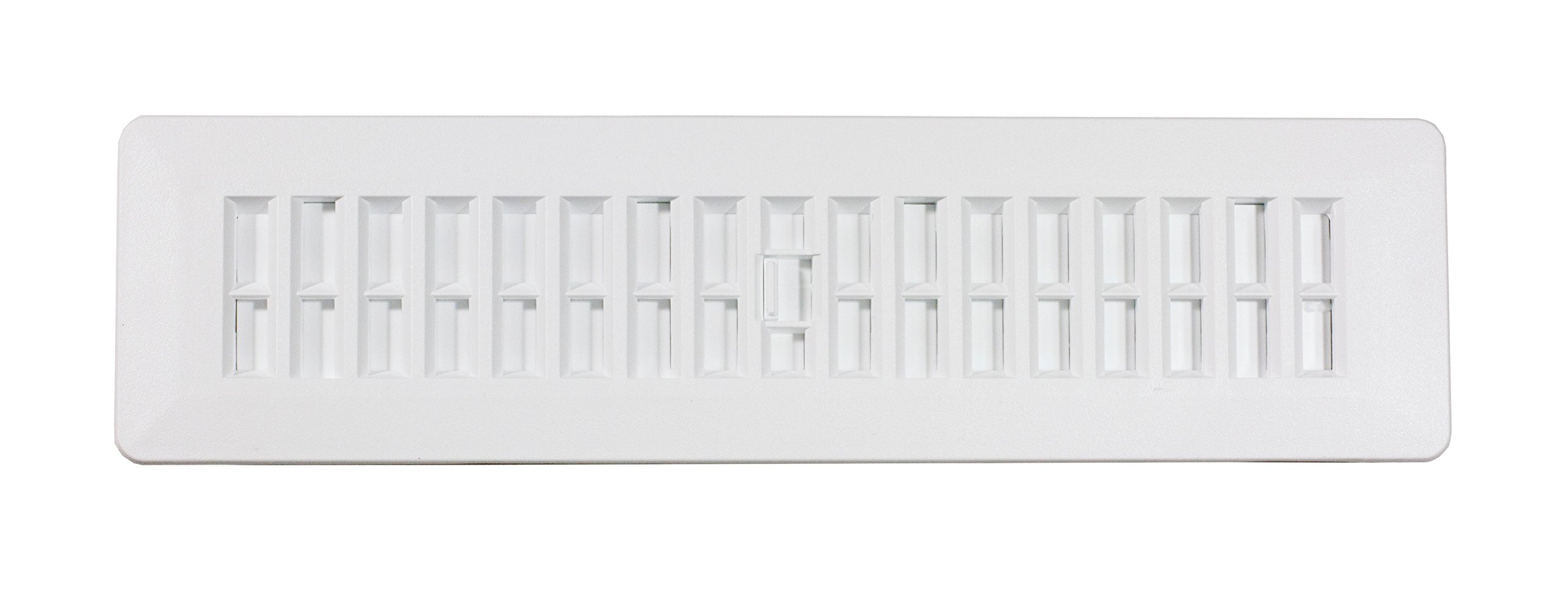 Decor Grates PL212-WH Floor Register, White, White Finish, 2x12 Inches - Image 3