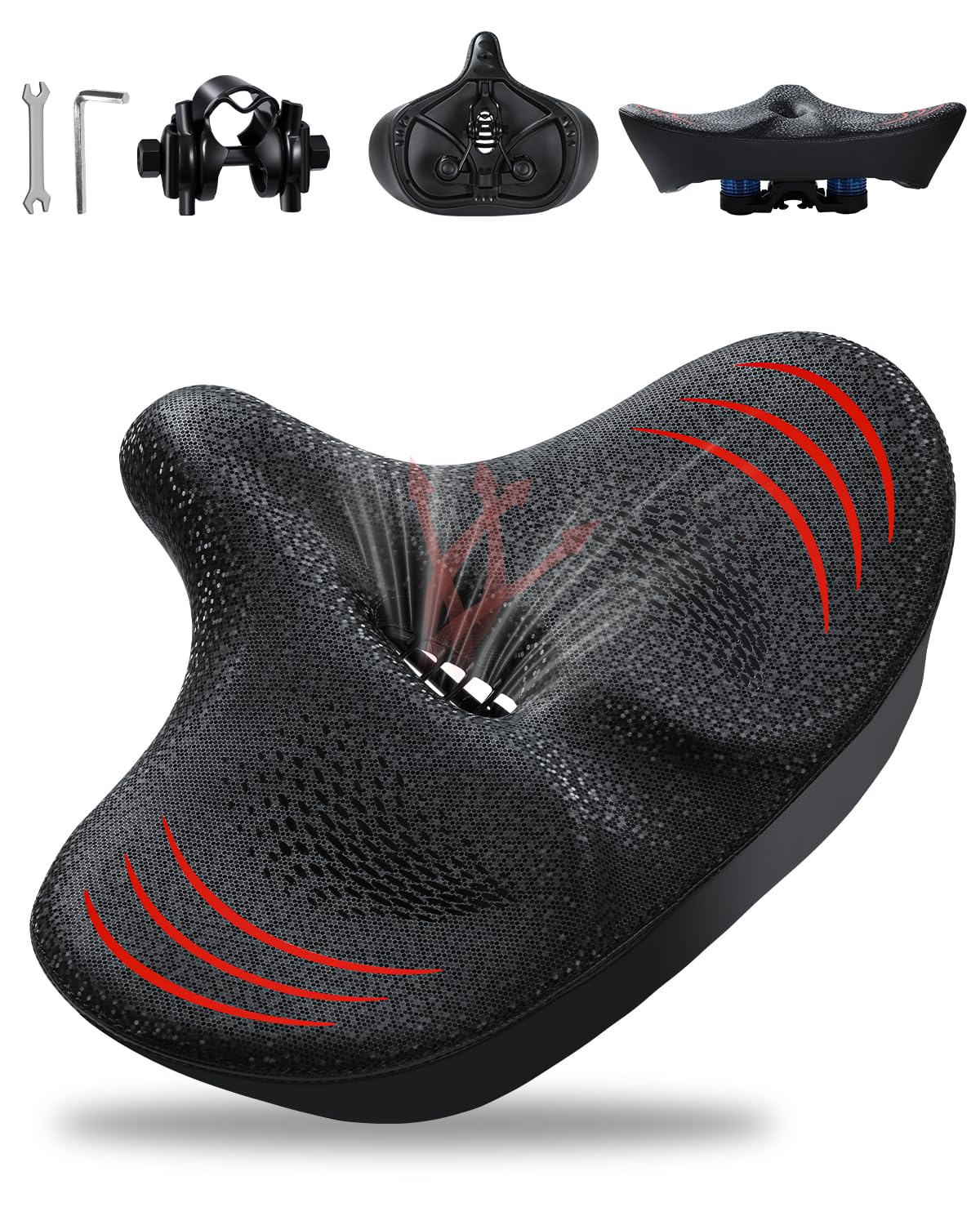 TXPEP Upgrade Oversize Bike Seat