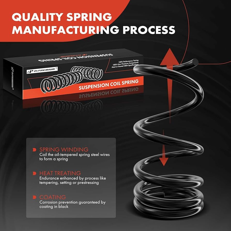 Amazon.com: A-Premium 2Pcs Rear Suspension Coil Spring Set