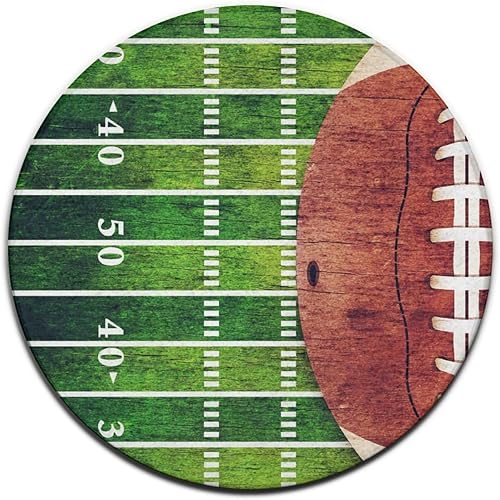 Miniatura 2 de Cómoda alfombra redonda suave para entrada, fácil cuidado y resistente a las manchas, alfombra de piso para dormitorio, sala de estar, campo de