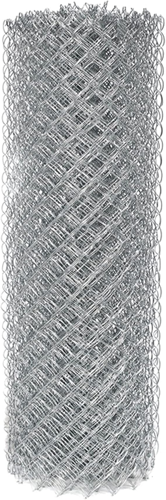 ALEKO Chain Link Fence Kit 6x50 ft 7 AWG Black PVC Coated Complete Kit | Complete post mesh and hardware set, rust-resistant zinc coating, secures yards and pets, weather-durable, easy to install